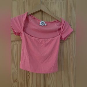 SIZE 4 DIANNE TOP PINK PRINCESS POLLY
